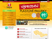 Tablet Screenshot of interiery.hopa.cz